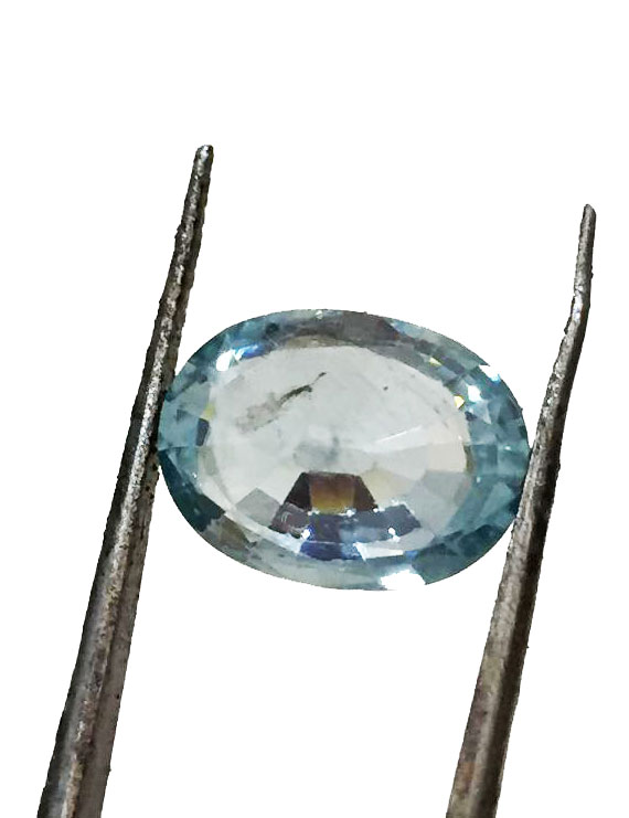 5.50 ratti (4.92 ct) Natural Blue Zircon